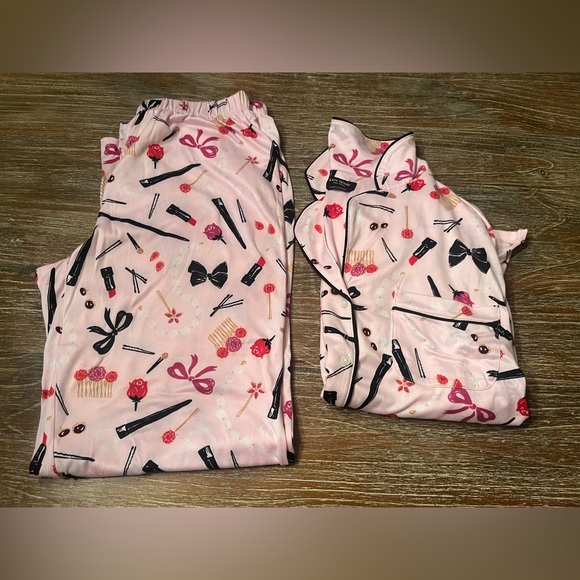 NWT KATE SPADE ALL DOLLED UP PAJAMA SET, SMALL - Picture 2 of 5
